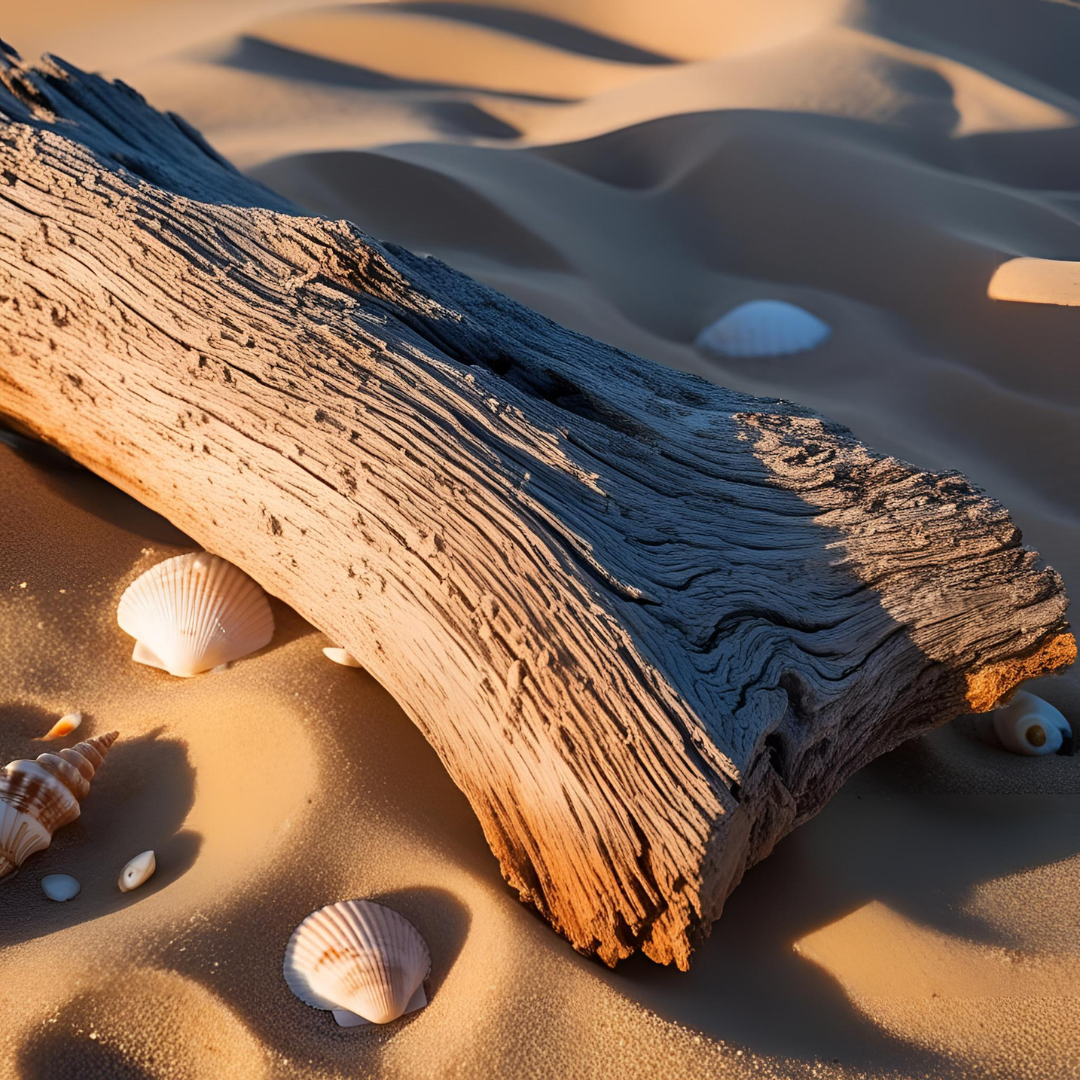 Beach Wood fragrance oil bottle with coastal-inspired label – perfect for handmade candles, wax melts, and diffuser