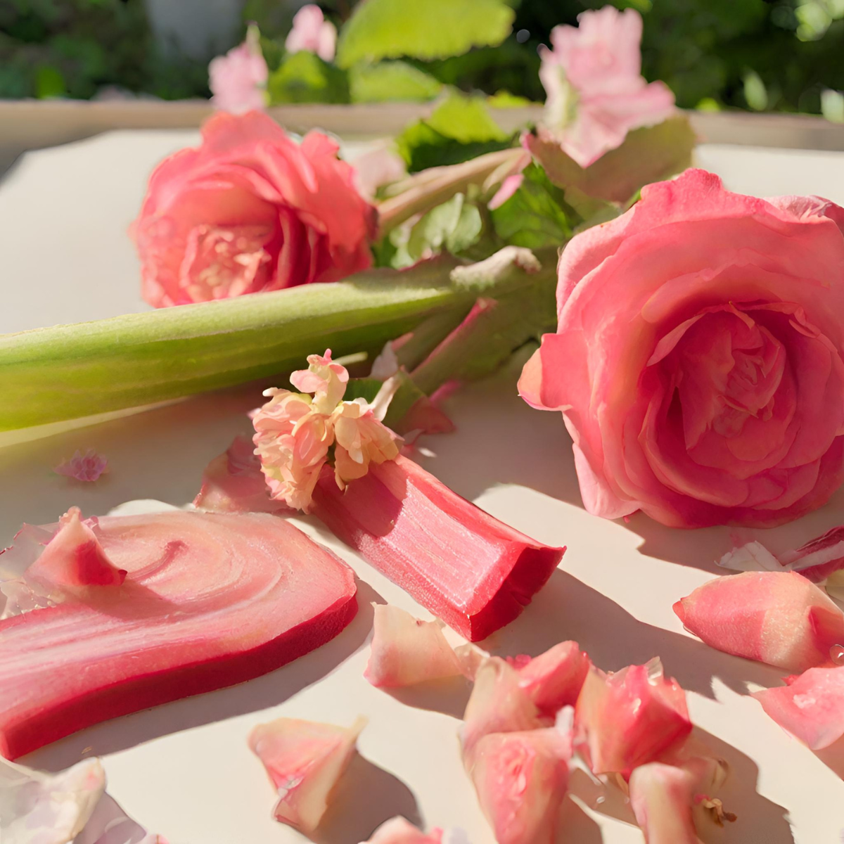 rhubarb and rose fragrance oil