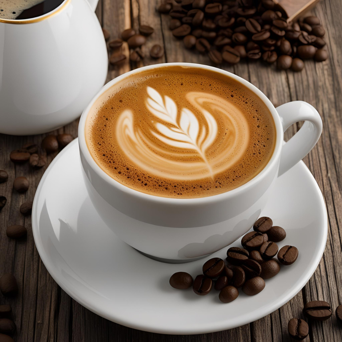 A rich and creamy coffee fragrance oil with notes of fresh coffee, warm milk, sweet vanilla, and nutty pistachio—perfect for candles, wax melts, and home fragrances.