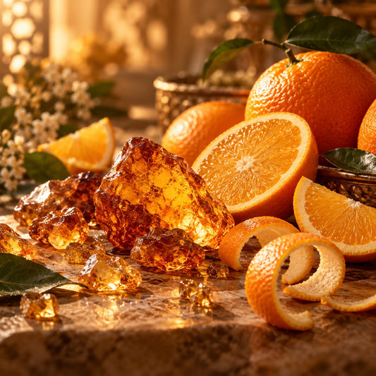 Amber and Sweet Orange Fragrance Oil